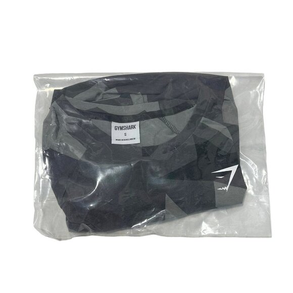 New Gymshark Mens Slim Fit CRITICAL LONG SLEEVE T-SHIRT Black - Picture 7 of 7